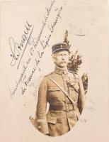 Francia aláírásgyűjtemény: tudósok, katonák autográf levelei, aláírt névjegykártyái 20 db: Général S...