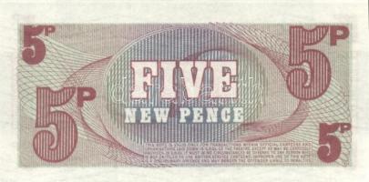 Nagy-Britannia 1950-es, 60-as, 70-es évek katonai bankjegyek 6 klf T:I