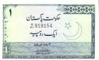 Pakisztán 5 klf modern bankjegy T:I