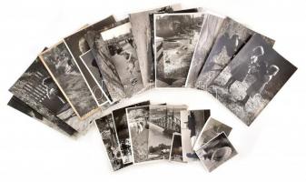 Körmendi Imre budapesti fényképész által készített 27 db művészi vintage fotó különböző témákkal. 24x16 cm-ig