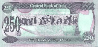 Irak 10 klf modern bankjegy T:I