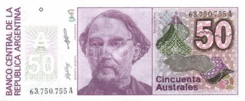 Argentína 13 klf modern bankjegy T:I