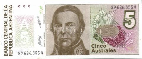 Argentína 13 klf modern bankjegy T:I