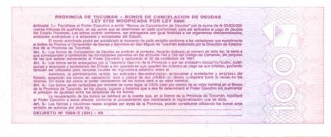 Argentína 13 klf modern bankjegy T:I