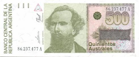Argentína 13 klf modern bankjegy T:I