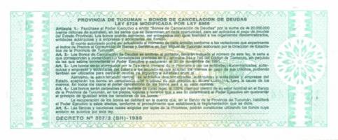 Argentína 13 klf modern bankjegy T:I