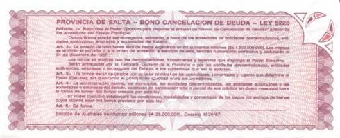 Argentína 13 klf modern bankjegy T:I