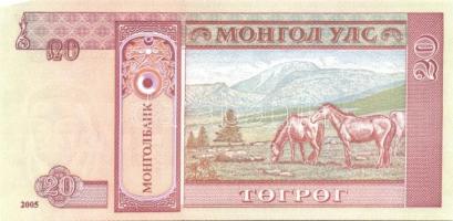 Mongólia 1955-2005. 16 klf bankjegy T:I