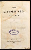 Hoványi Ferenc (1816-1871) 2 műve: 

Fensőbb katholicizmus elemei I-II. köt. [Egybekötve.] Bécs, 1...