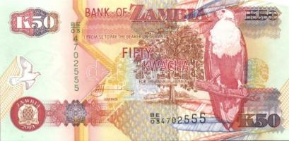 Zambia 8 klf modern bankjegy T:I