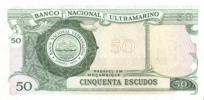 Mozambik 1967-1991. 8 klf bankjegy T:I