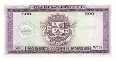 Mozambik 1967-1991. 8 klf bankjegy T:I