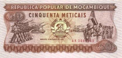 Mozambik 1967-1991. 8 klf bankjegy T:I