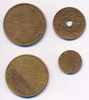 Holland Kelet-India 1945. 1/2c-2 1/2c (4db, 3xklf) T:2,2-
Netherlands East Indies 1897-1945 1/2 Cen...