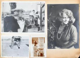 cca 1920-1930 Agnes Bonkovska azaz Fatma Djémilé de Bonkowska török és magyar operaénekesnő és Djame...