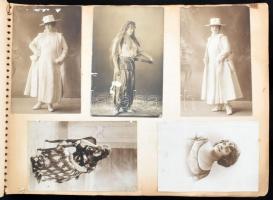 cca 1920-1930 Agnes Bonkovska azaz Fatma Djémilé de Bonkowska török és magyar operaénekesnő és Djame...