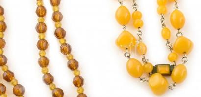 2db bizsu nyaklánc h:72-124cm