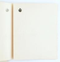 A gönczruszkai gróf Kornis család címerével ellátott levélpapír és boríték. Apró foltokkal, hajtások...