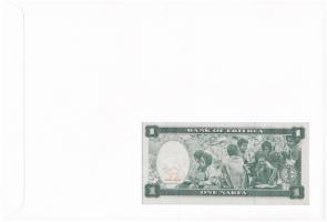 Eritrea 1997. 1N felbélyegzett borítékban, bélyegzéssel T:I Eritrea 1997. 1 Nakfa in envelope with s...