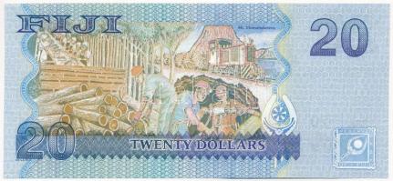 Fidzsi szigetek 2007. 20$ "DH799764" T:I-
Fiji Islands 2007. 20 Dollars "DH799764&qu...