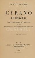 báró Hazai Samu (1851-1942) honvédelmi miniszter beragasztott aláírása egy francia nyelvű Edmond Rostand: Cyrano de Bergerac c. könyvbe ragasztva.