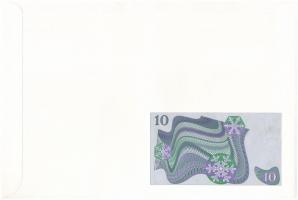 Svédország 1987. 10K borítékban, alkalmi bélyeggel és bélyegzéssel T:I 
Sweden 1987. 10 Kronor in e...