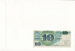 Lengyelország 1982. 10Zl felbélyegzett borítékban, bélyegzéssel T:I 
Poland 1982. 10 Zlotych in env...