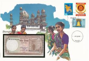 Bangladesh 1981. 5T felbélyegzett borítékban, bélyegzéssel T:I  Bangladesh 1981. 5 Taka in envelope with stamp and cancellation C:UNC