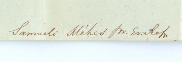 1836 Méhes Sámuel (1785-1852) kolozsvári tanár, nyomda- és laptulajdonos, író, szerkesztő, bölcselet...