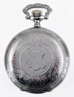 Zsebóra, sérült plexi, de működik, d: 5 cm