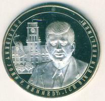 NSZK 1987. "750 éves Berlin-John F. Kennedy" Ag emlékérem 20g T:PP