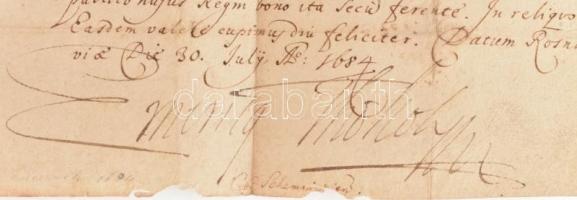 1684 Rozsnyó, Thököly Imre levele Selmecbánya magisztrátusának, amelyben kéri őket, hogy (meg nem ne...