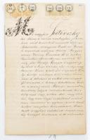 1861 Scitovszky János ((1785-1866) bíboros, hercegprímás, esztergomi érsek örökadomány-levele Forste...