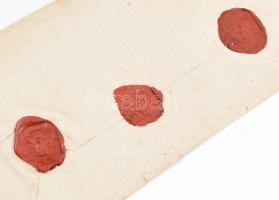 1861 Scitovszky János ((1785-1866) bíboros, hercegprímás, esztergomi érsek örökadomány-levele Forste...