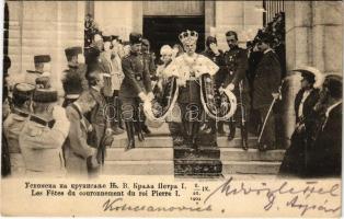 Les Fetes du couronnement du roi Pierre I / Coronation ceremony of Peter I of Serbia 21. IX. 1904. (b)