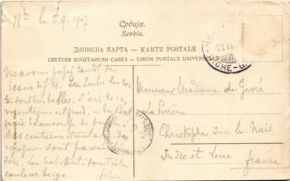 1907 Nis, Nisch; Military Engineering Barracks (pinhole)