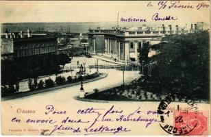 1900 Odesa, Odessa; Hotel de ville / town hall. TCV card