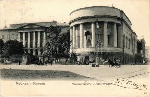 1905 Moscow, Moscou; LUniversite / university