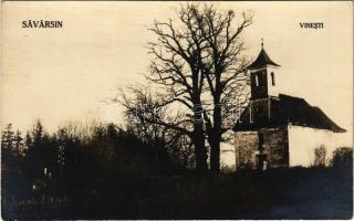 Soborsin, Savarsin; templom / church. photo (ragasztónyom / glue mark)