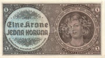 Német 3. Birodalom/Cseh-Morva Protektorátus/német megszállás 1940-42. 1K T:II+, 5K T:III, 10K T:II