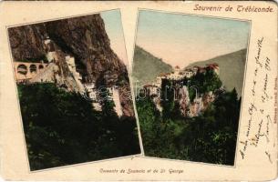 1911 Trabzon, Trebizond; Couvents de Soumela et de St. George / Sumela Monastery (EK)