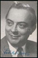 Feleki Kamill (1908-1993) Kossuth-díjas színész autográf aláírása őt ábrázoló fotón, sarkán kisebb törésnyom, 9x6 cm