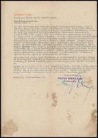 1948 Deportált kérelme a Nemzeti Bankhoz vagyonukkal kapcsolatban