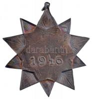 1946. "A Magyar Szabadság Érdemrend ezüst fokozata" jelzetlen Ag kitüntetés mellszalag nél...