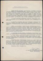 1959-1960 Belgrádi Nagykövetség igazolása 1956-os tevékenységről + 2 db irat