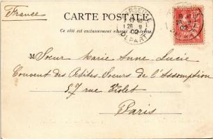 1902 Constantinople, Istanbul; Place et tour du Séraskérat / Seraskier (Beyazit)Tower and gate (EK)