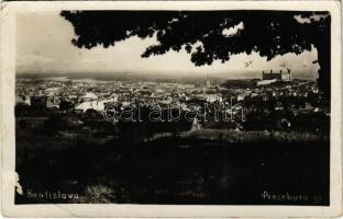 1930 Pozsony, Pressburg, Bratislava; látkép / general view (EB)