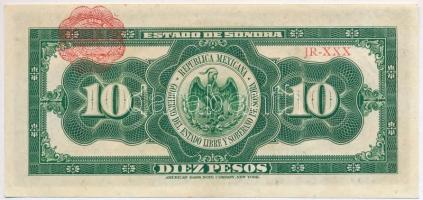 Mexikó 1915. 10P "H 40137" T:II 
Mexico 1915. 10 Pesos "H 40137" C:XF
Krause P...