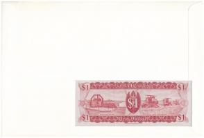 Guyana 1983. 1$ felbélyegzett borítékban, bélyegzéssel T:1 Guyana 1983. 1 Dollar in envelope with st...