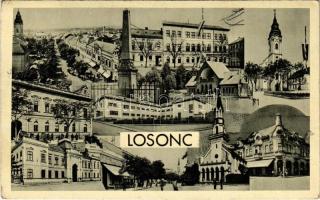 1942 Losonc, Lucenec; mozaiklap. Filó Marcel kiadása / multi-view postcard (EK)